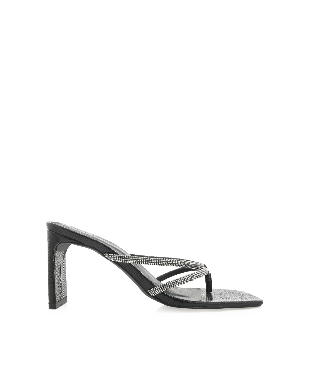 Grey sales diamante heels