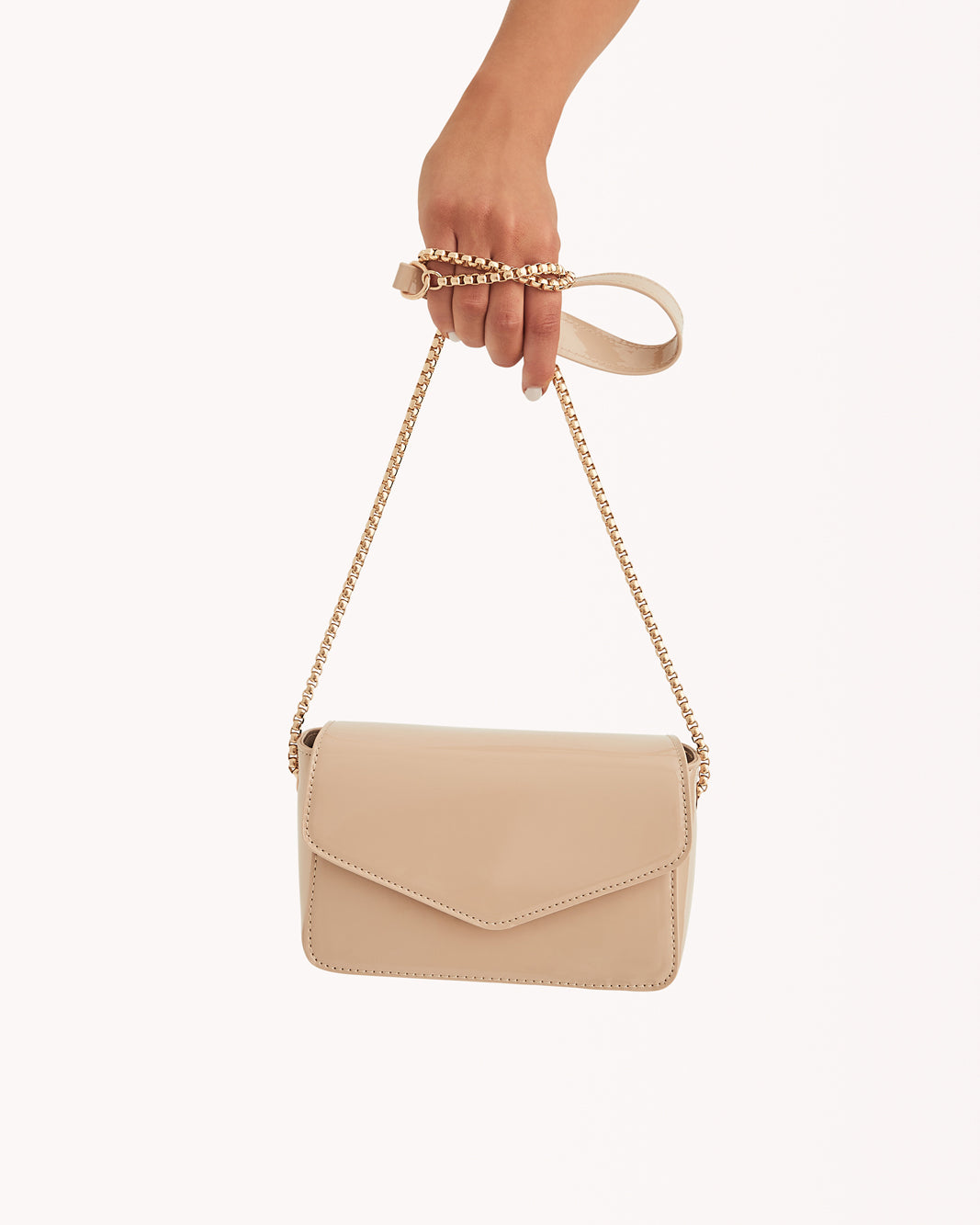 Nude cross body online purse