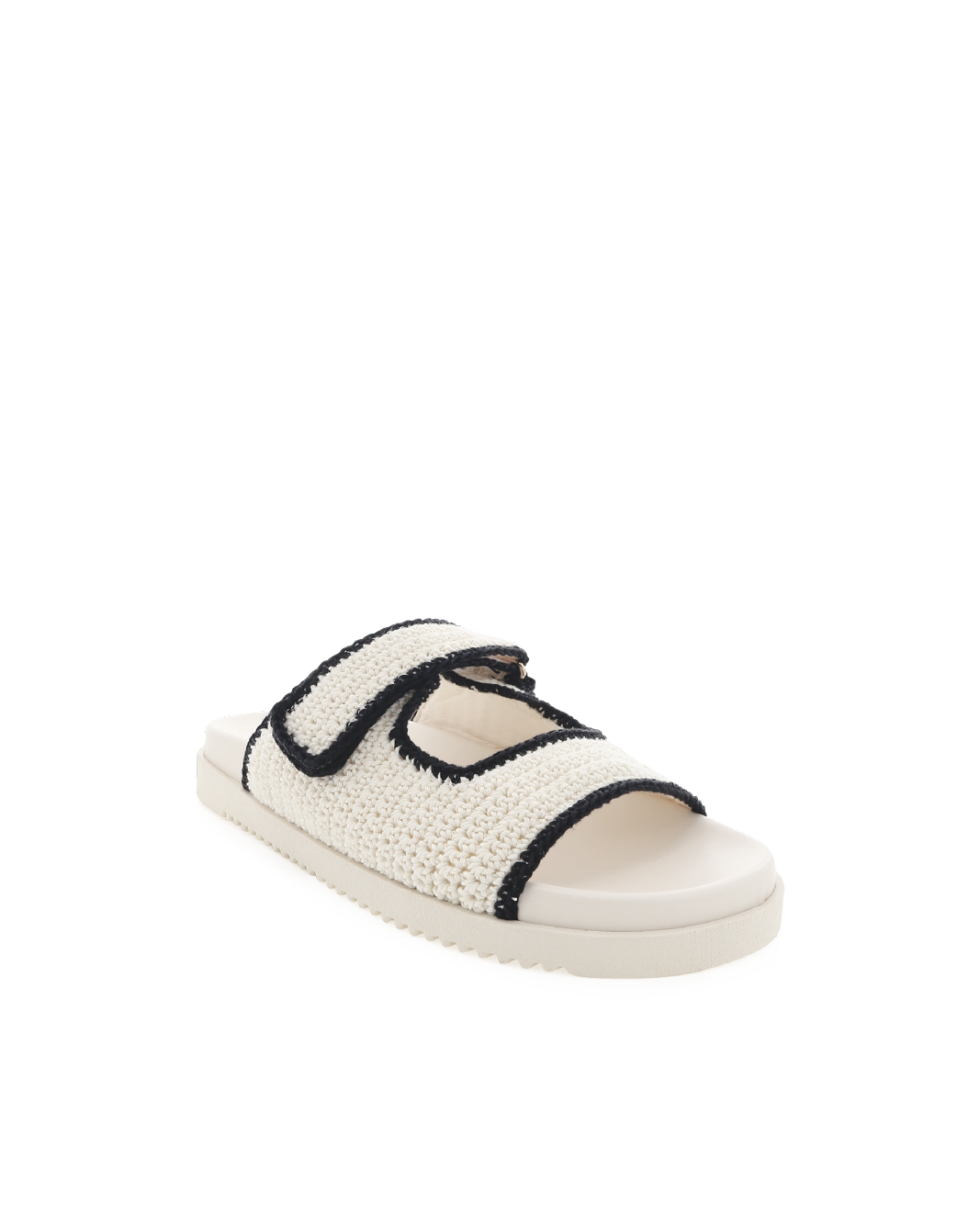 ABBOT - WHITE-BLACK-Sandals-Billini-Billini