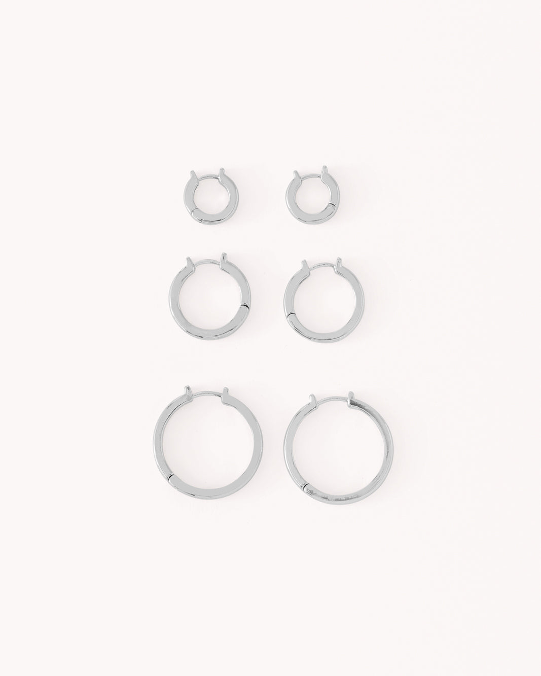 ADELINE EARRING 3 PACK - STERLING SILVER-JEWELLERY-Billini-O/S-Billini