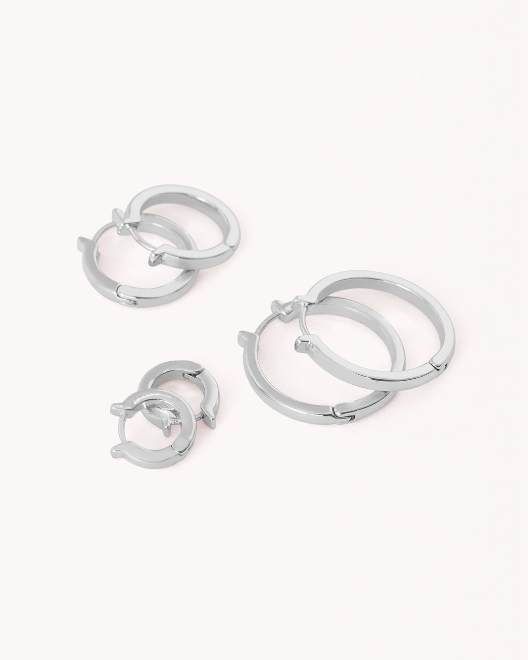 ADELINE EARRING 3 PACK - STERLING SILVER-JEWELLERY-Billini-O/S-Billini