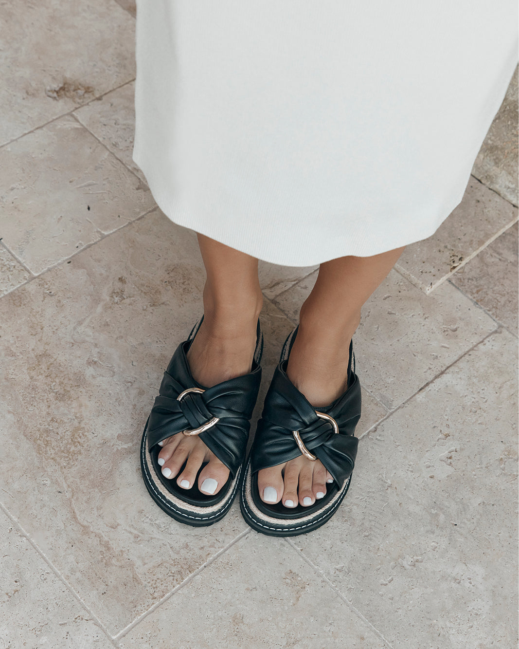 AMBROSE - BLACK-Sandals-Billini-Billini