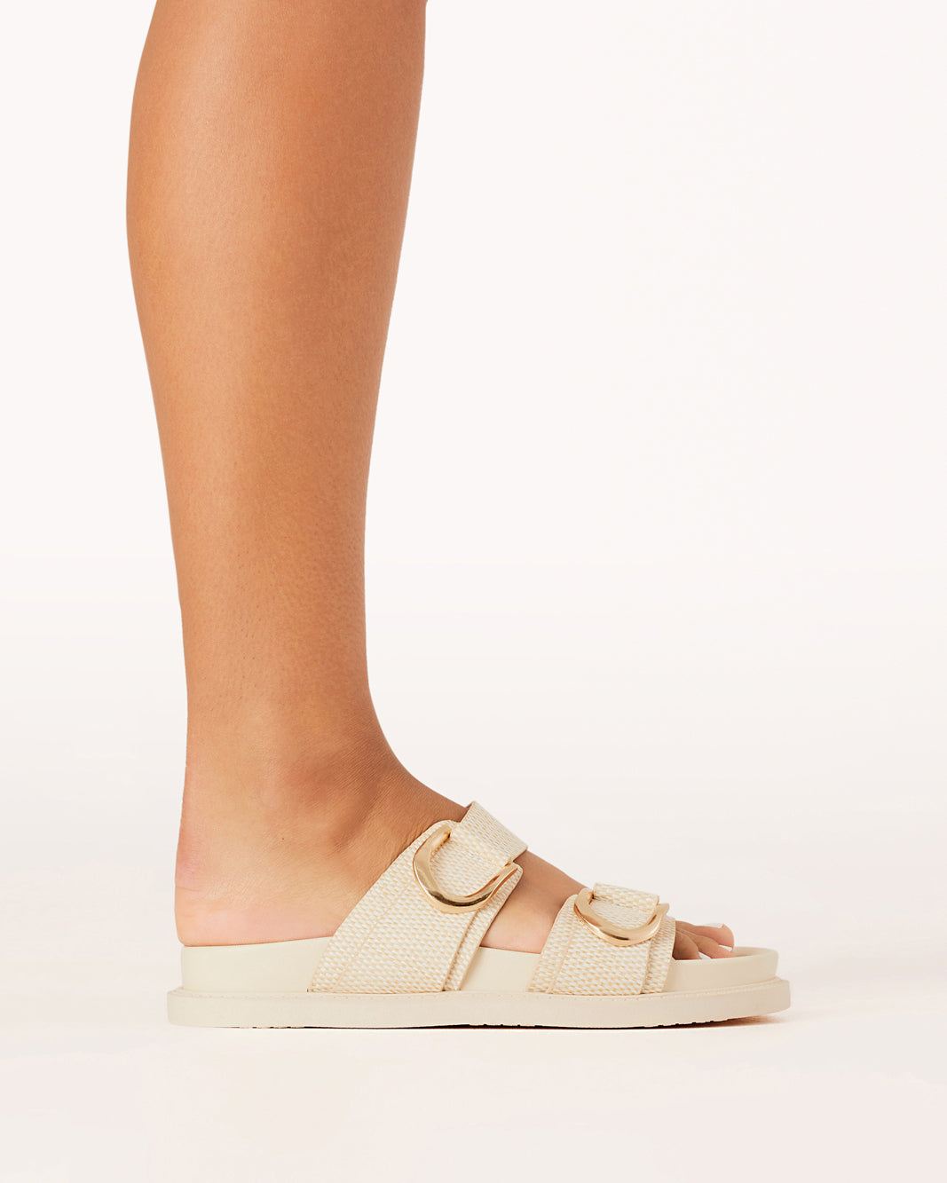 ARELI - CREAM RAFFIA-Sandals-Billini-Billini