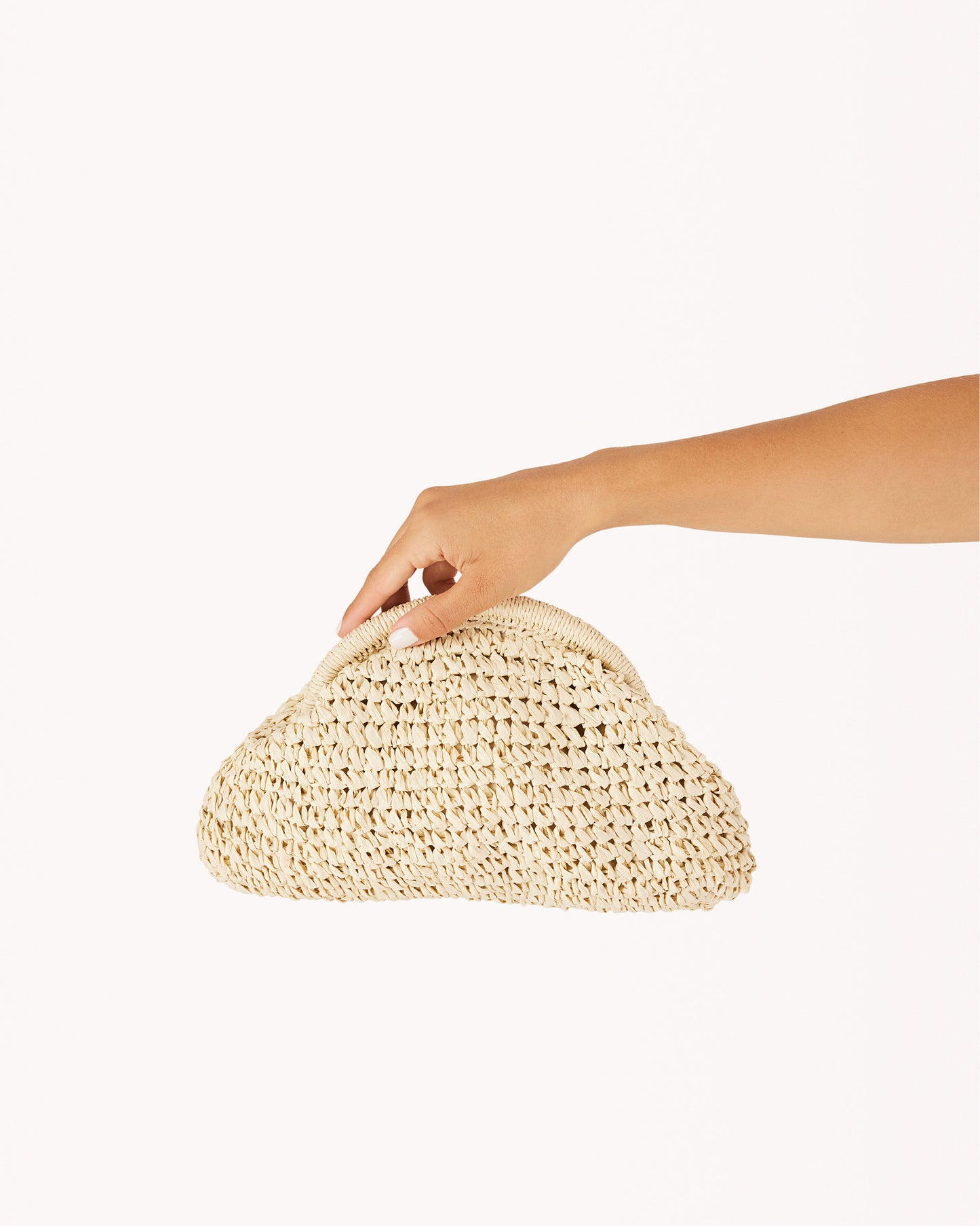 BETTE CLUTCH BAG - NATURAL RAFFIA-Handbags-Billini-O/S-Billini