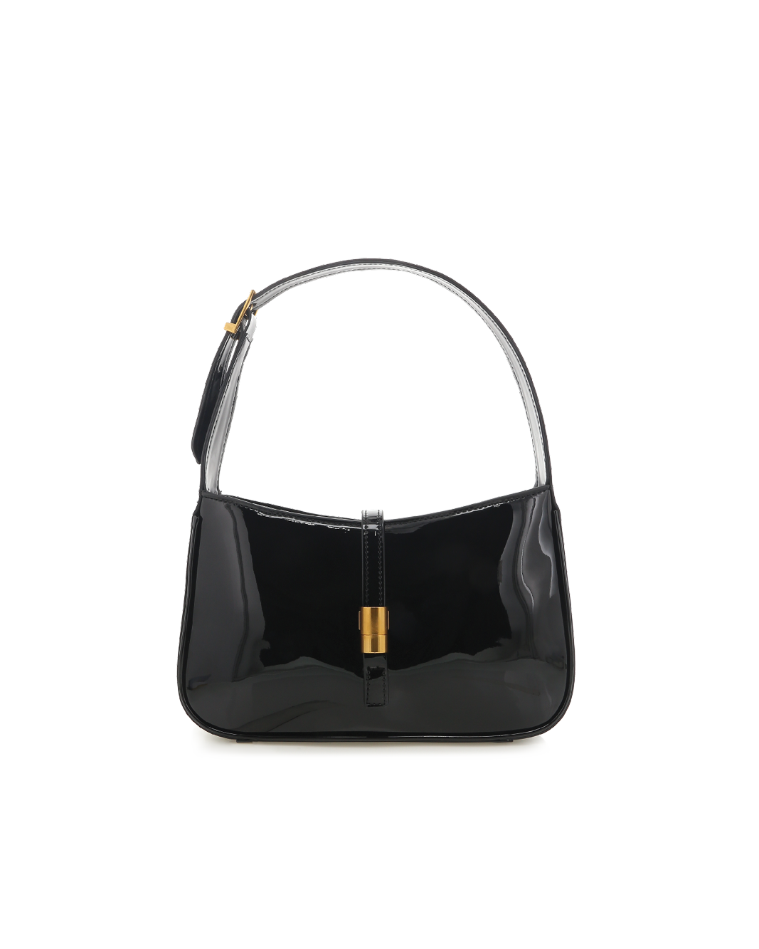 CLARA SHOULDER BAG - BLACK PATENT-Handbags-Billini-O/S-Billini