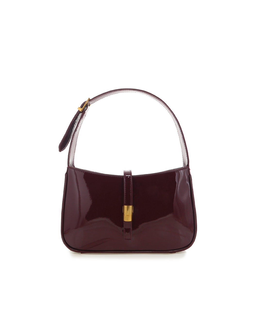 CLARA SHOULDER BAG - WINE PATENT-Handbags-Billini-O/S-Billini