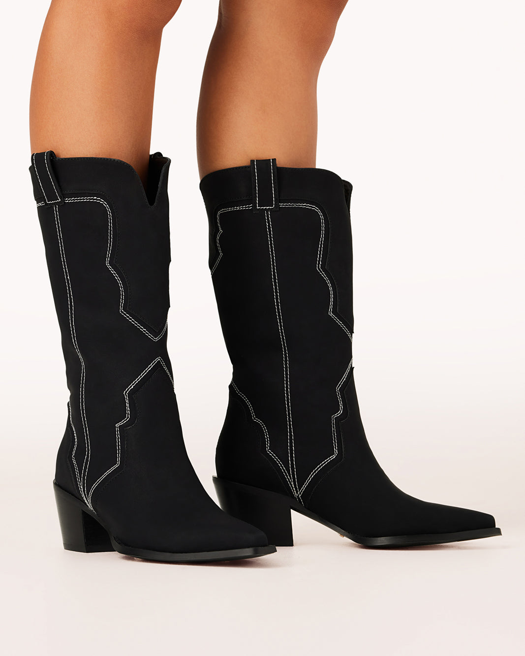 DARIEL - BLACK NUBUCK-Boots-Billini-Billini