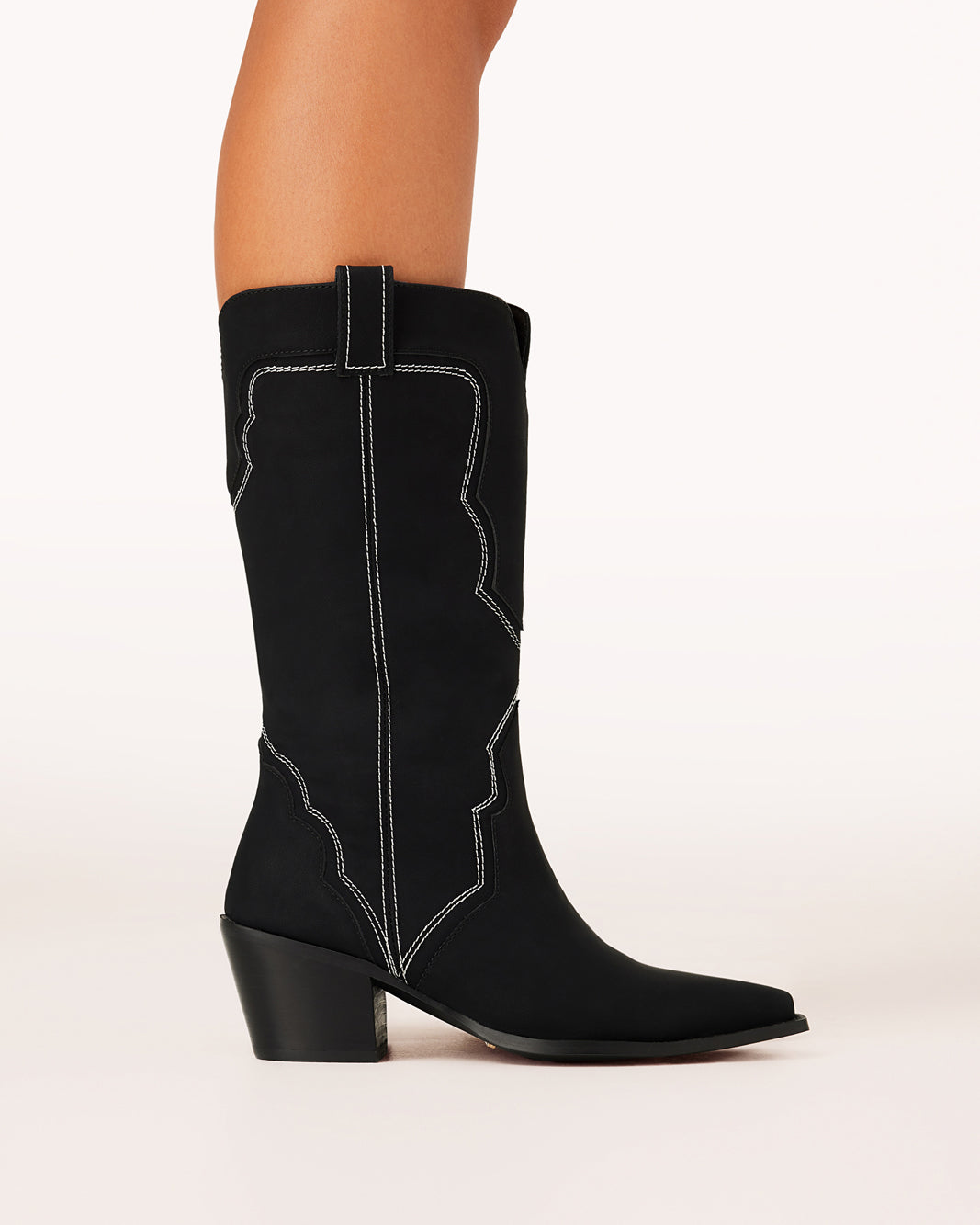 DARIEL - BLACK NUBUCK-Boots-Billini-Billini