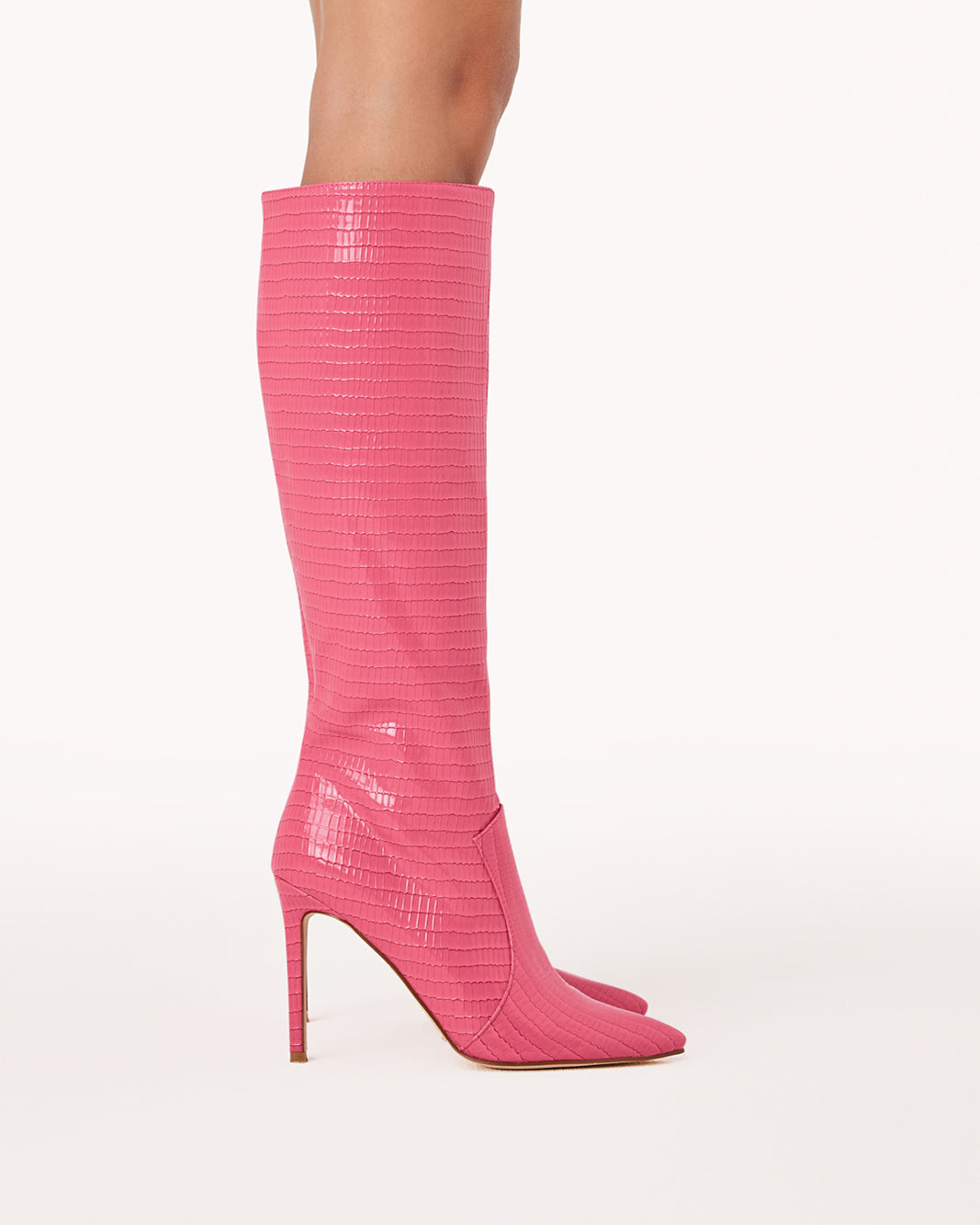 Patent clearance pink boots