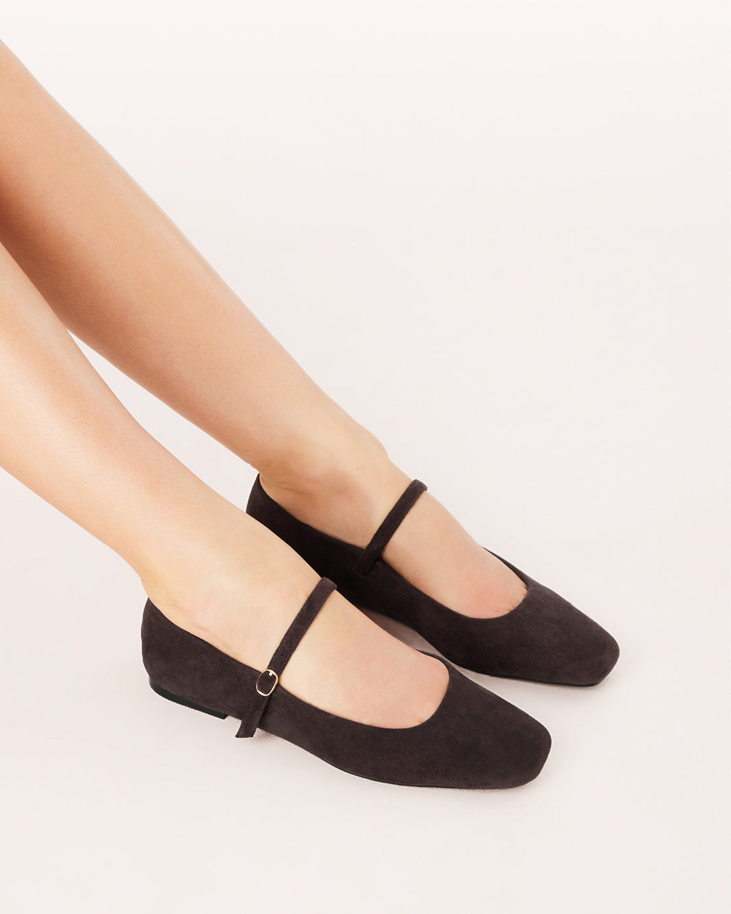 FION - DARK CACAO SUEDE-Flats-Billini-Billini