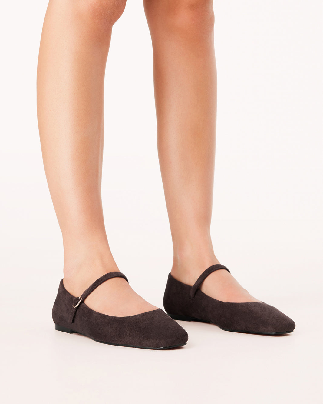 FION - DARK CACAO SUEDE-Flats-Billini-Billini