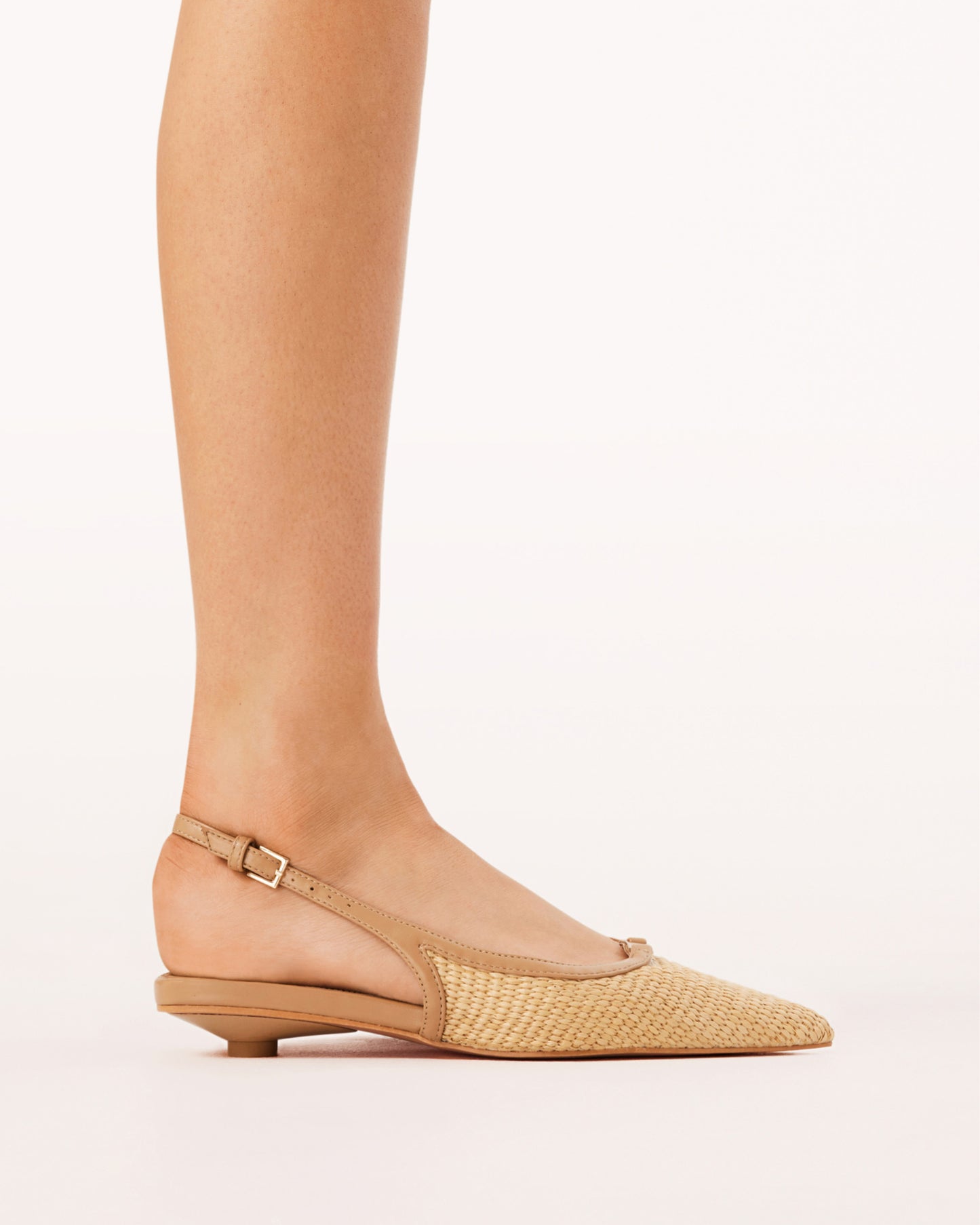 FLAVIA - NATURAL RAFFIA-Flats-Billini-Billini