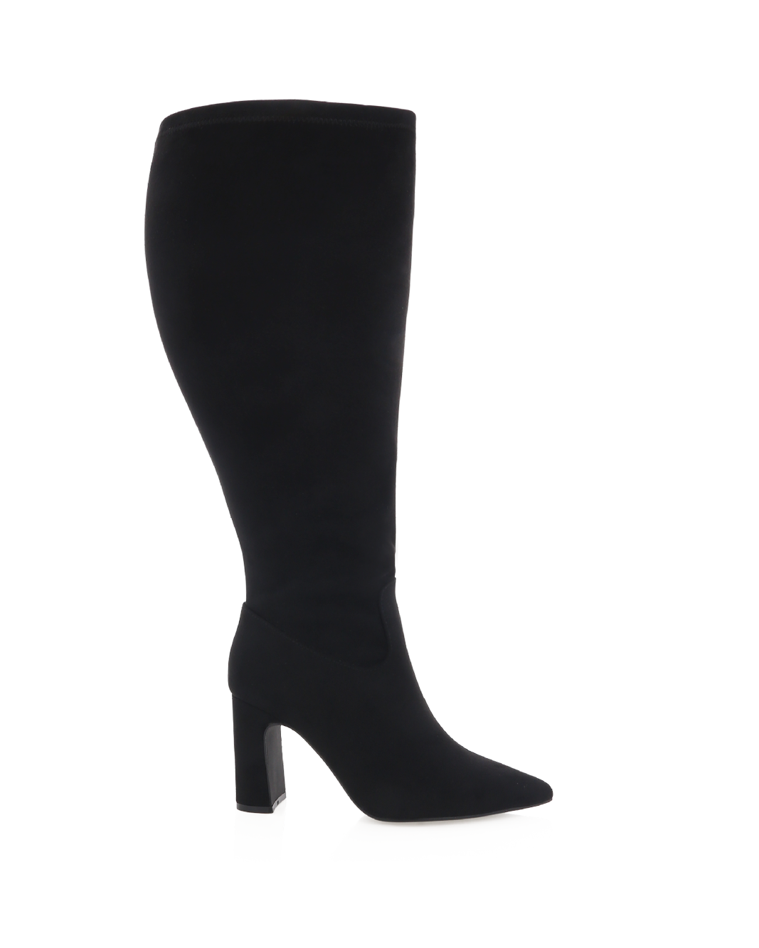 FREDDY EXTENDED CURVE - BLACK SUEDE-Boots-Billini-Billini