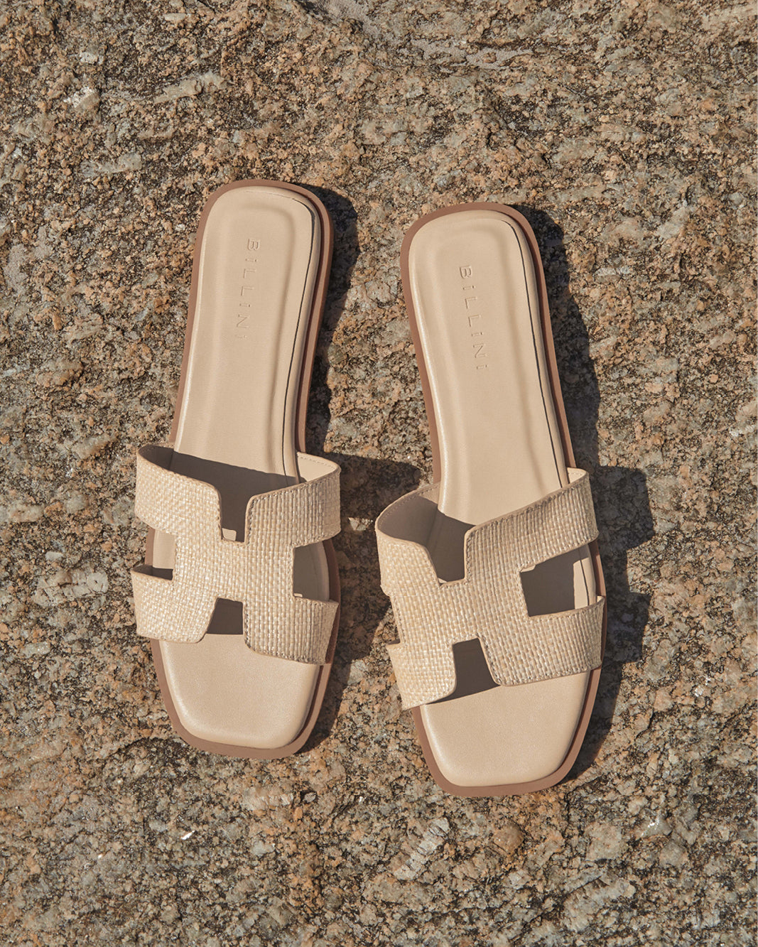 GORDY - NATURAL RAFFIA-Sandals-Billini-Billini