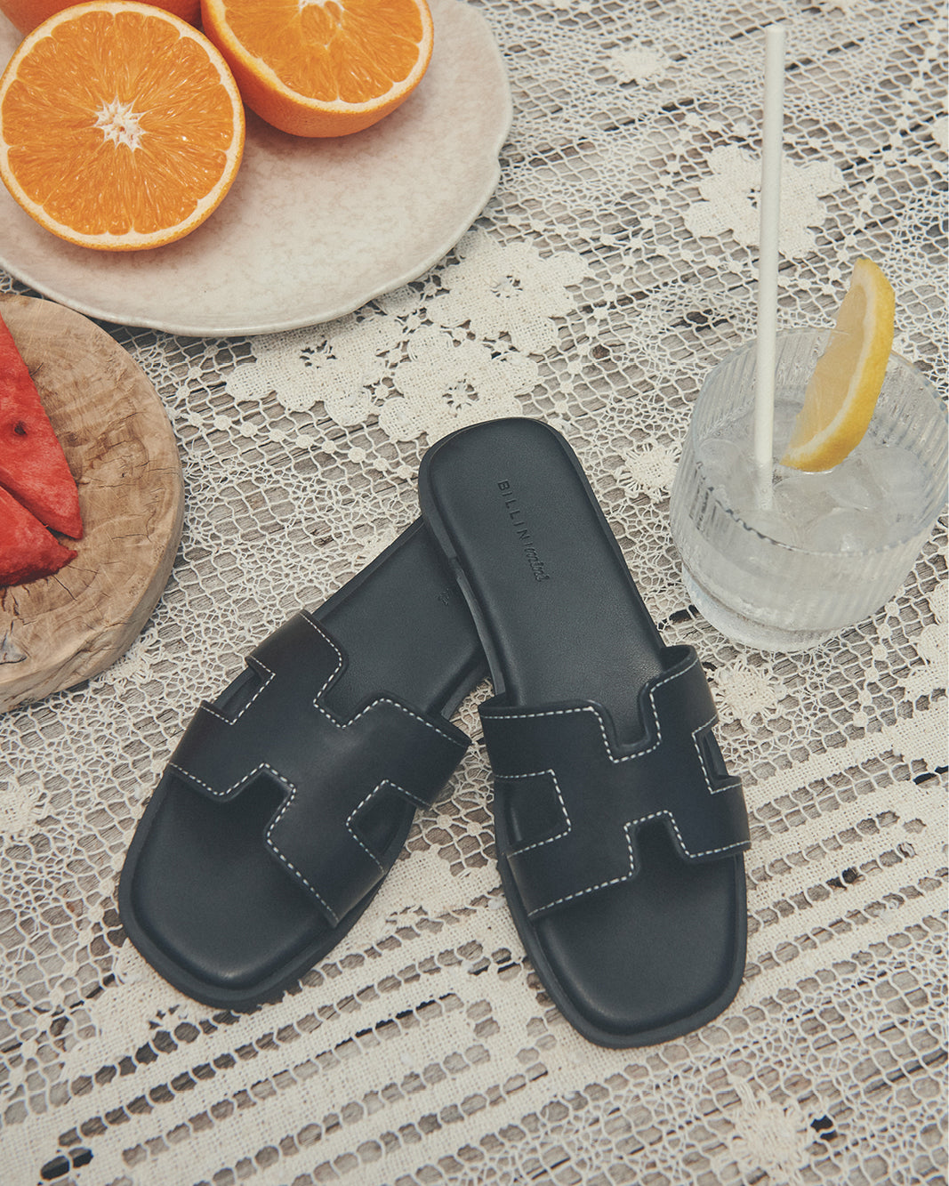 GORDY MINI - BLACK-Sandals-Billini-Billini