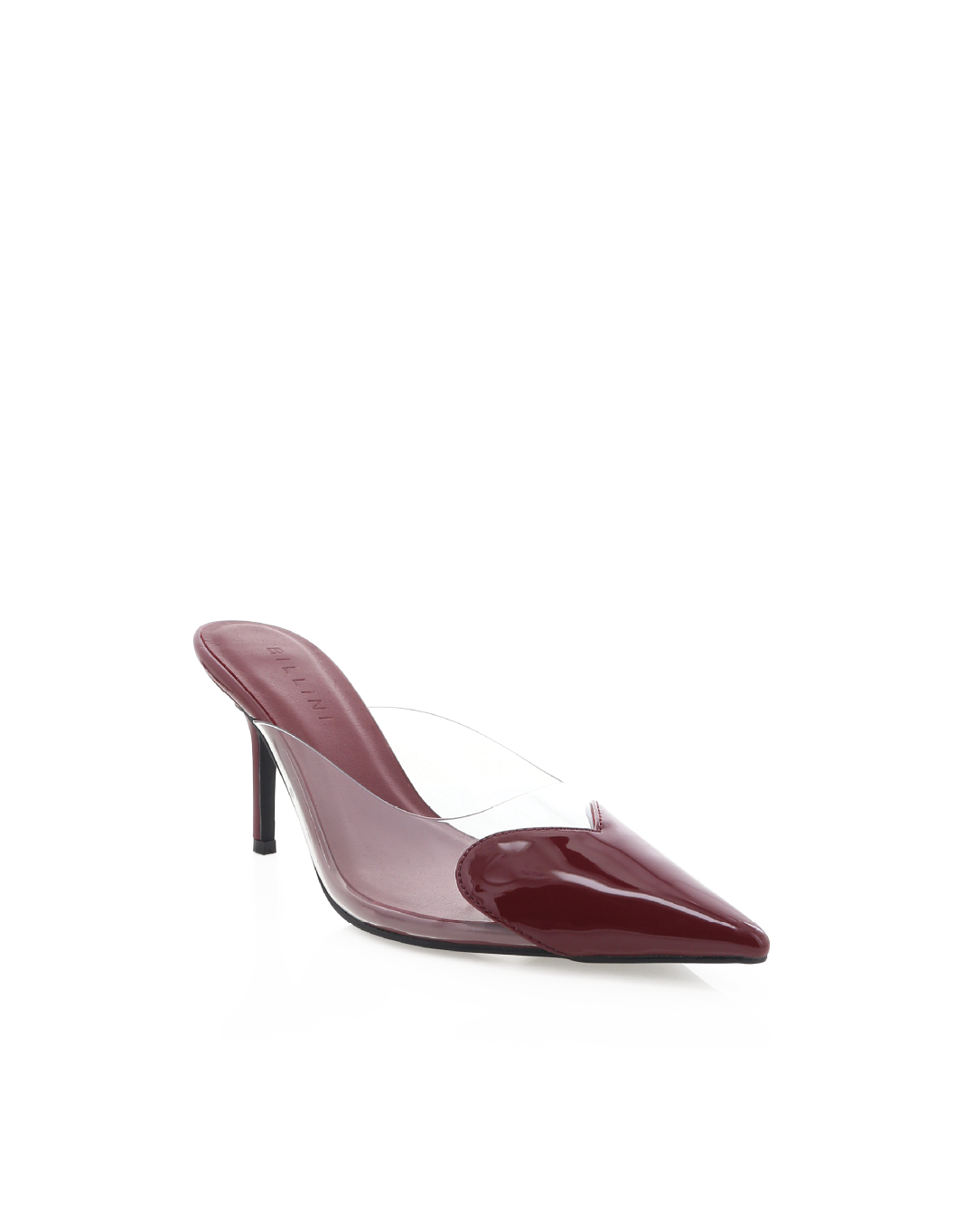 KARESS - CHERRY RED PATENT-CLEAR-PUMPS-Billini-Billini