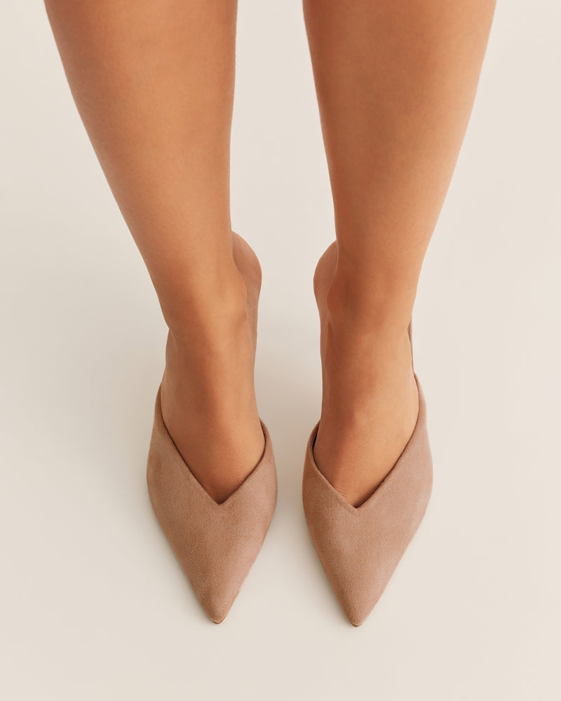 KAREY - ACORN SUEDE-PUMPS-Billini-Billini