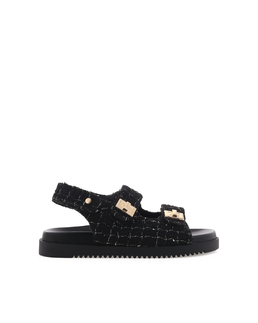 LILLIAN - BLACK BOUCLE-Sandals-Billini-Billini