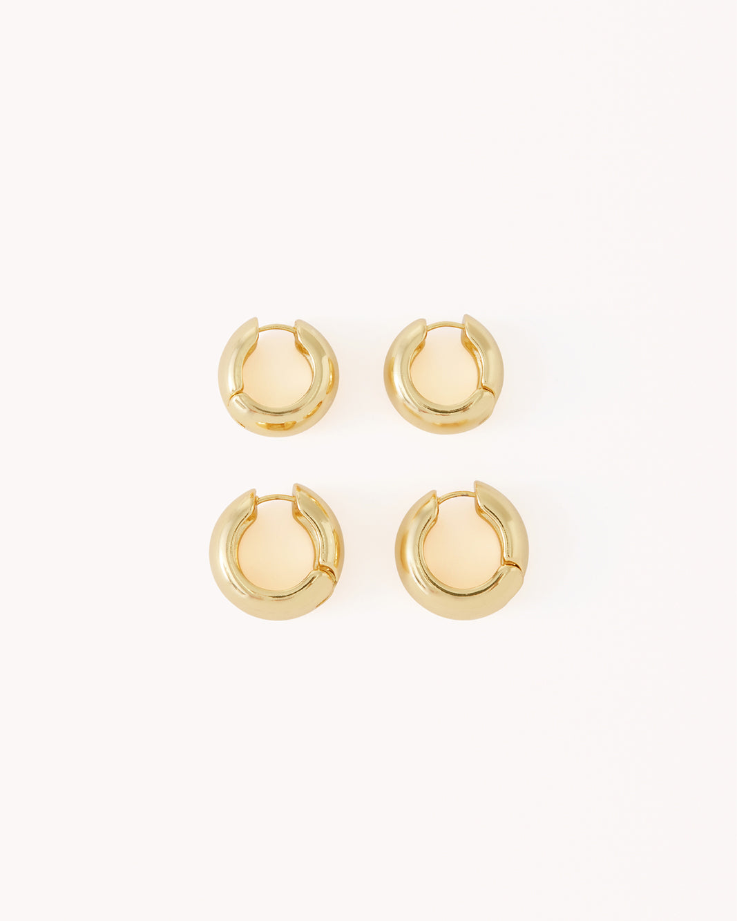 LUCIA EARRING 2 PACK - GOLD PLATED 18K-JEWELLERY-Billini-O/S-Billini