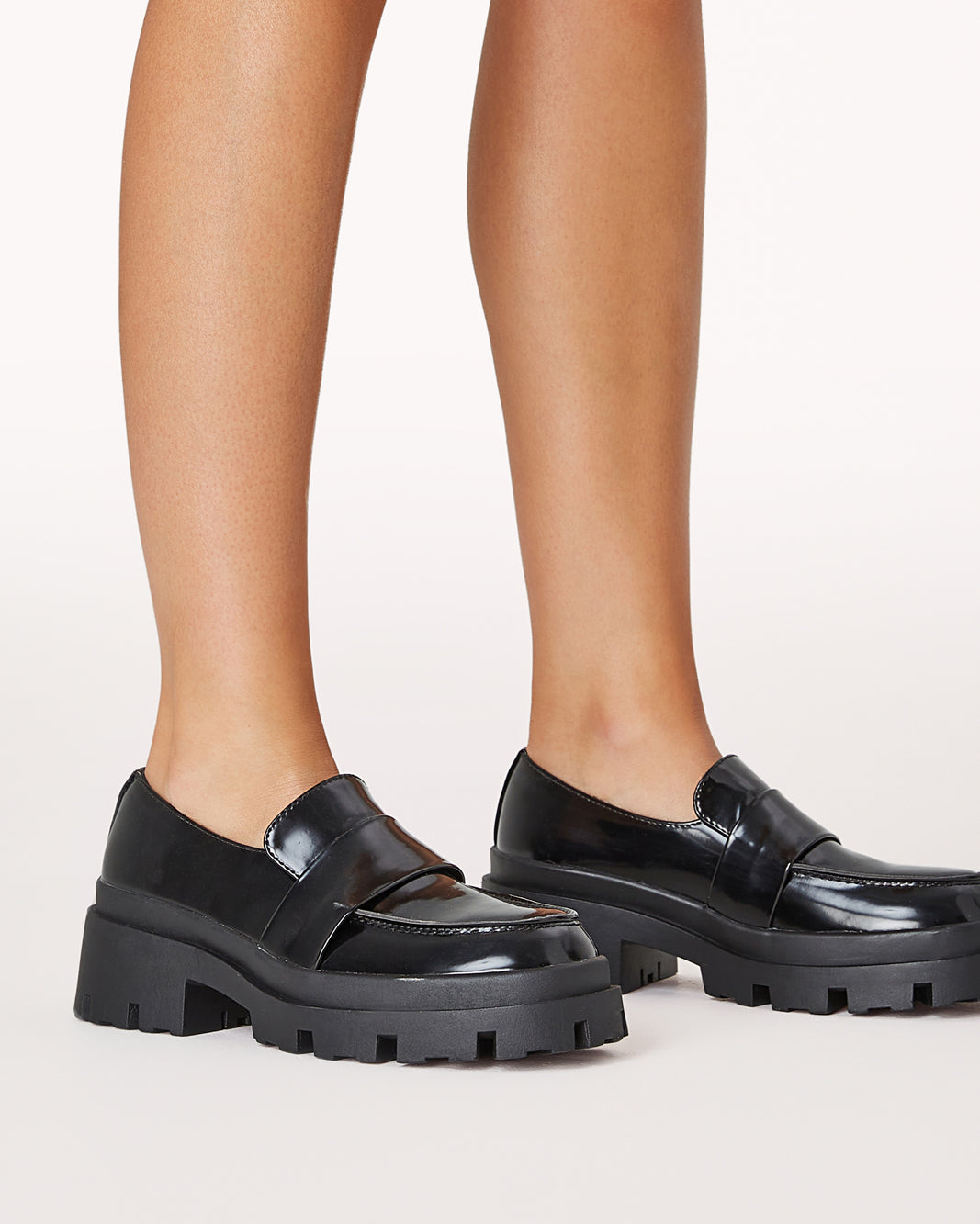 PEPI - BLACK SEMI PATENT-Flats-Billini-Billini