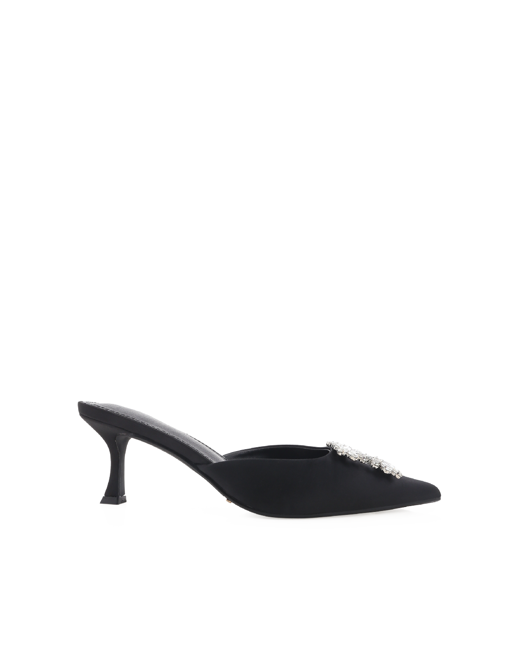 PROMISE - BLACK SATIN-PUMPS-Billini-Billini