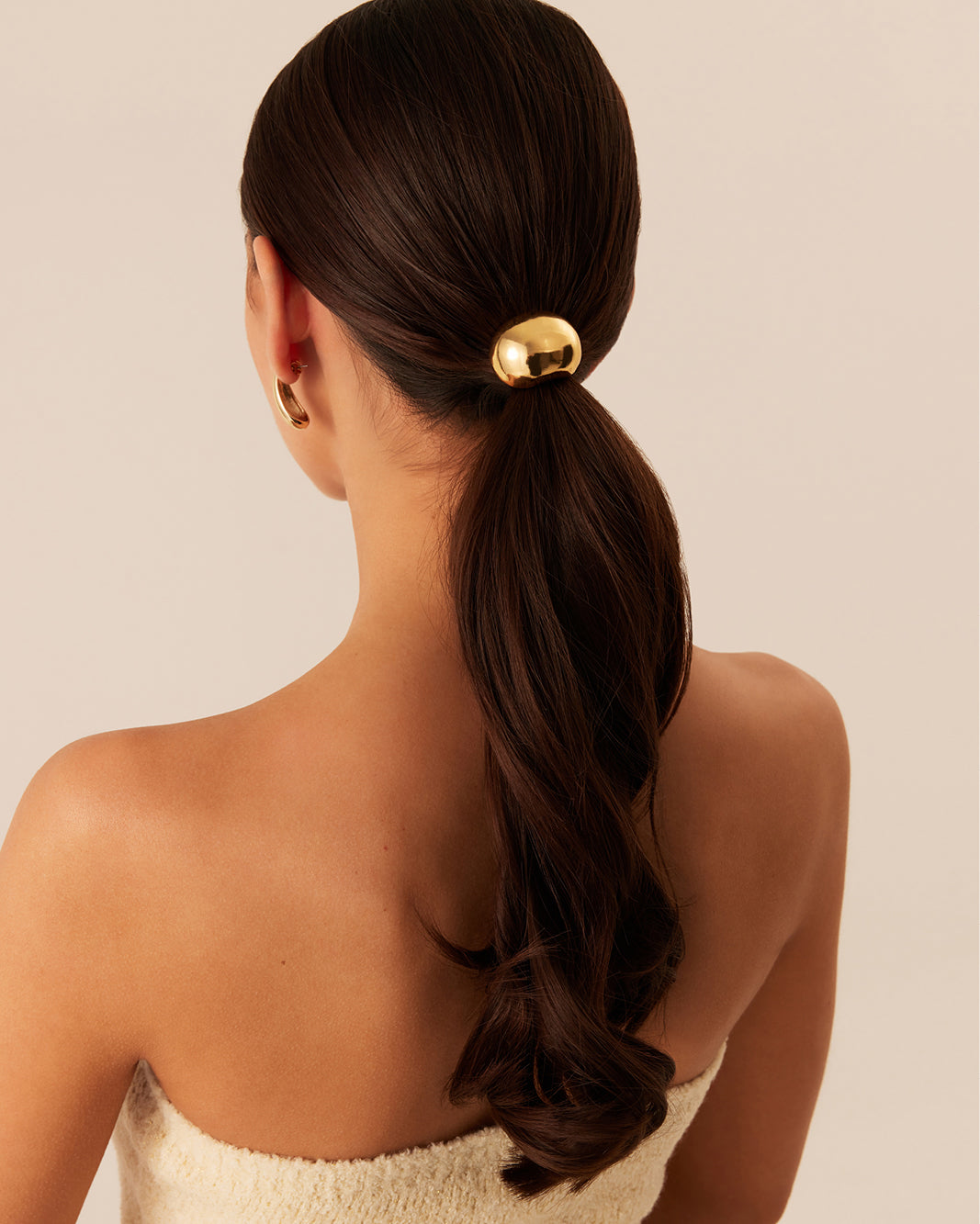 ROBBIE HAIR CUFF ELASTIC - GOLD-HAIR ACCESSORY-Billini-O/S-Billini