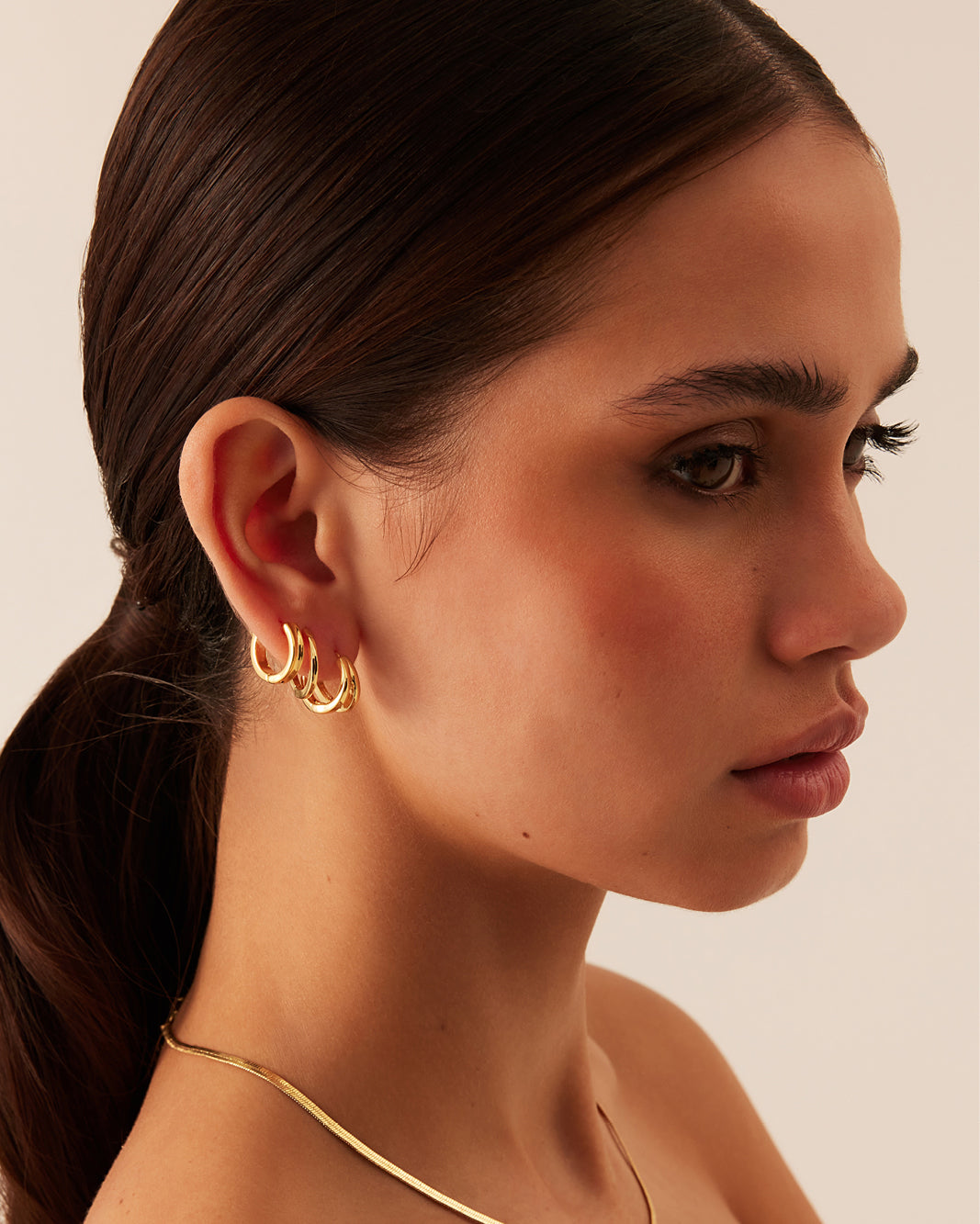 SERENITY EARRING 3 PACK - GOLD PLATED 18K-JEWELLERY-Billini-O/S-Billini