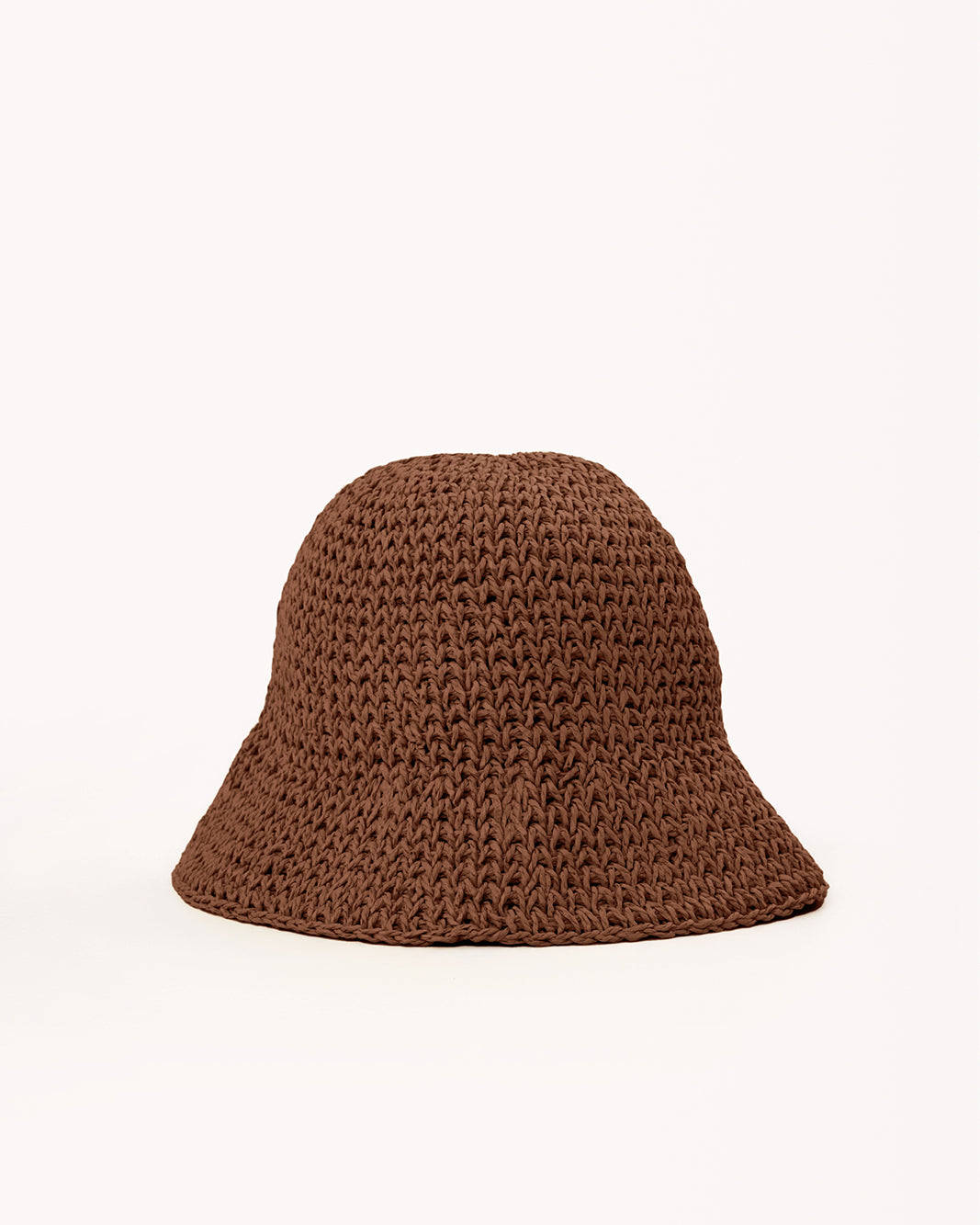 STRAW BUCKET HAT - BROWN RAFFIA-HATS-Billini-O/S-Billini