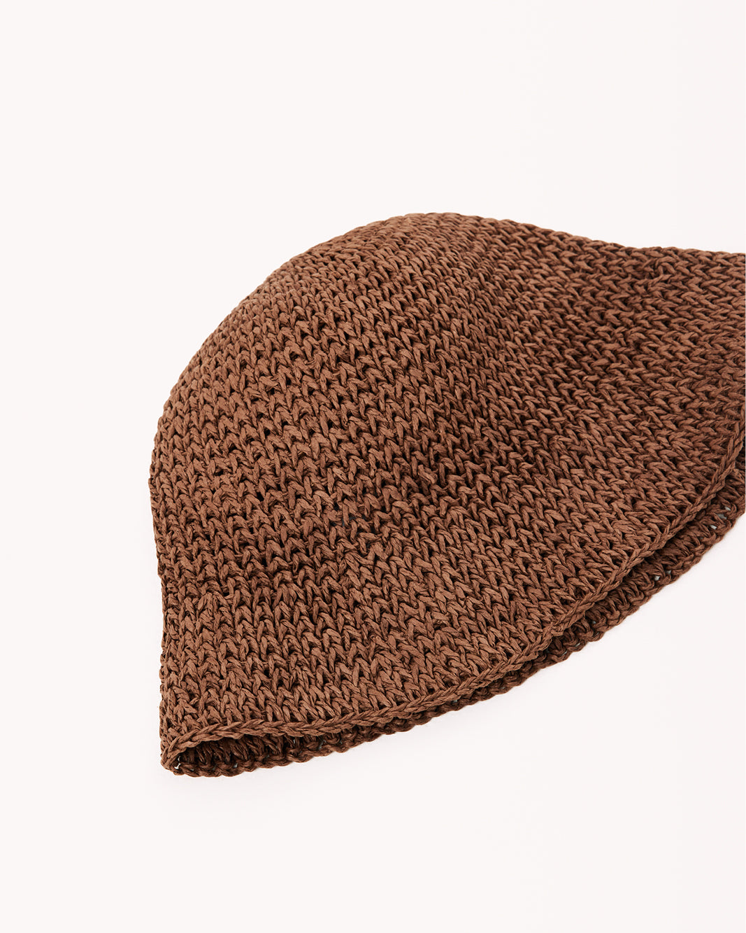 STRAW BUCKET HAT - BROWN RAFFIA-HATS-Billini-O/S-Billini