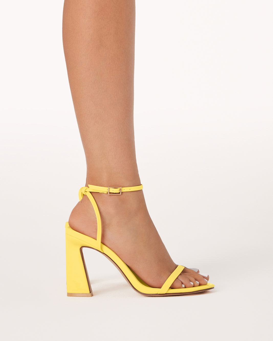 Yellow hot sale sandal heels