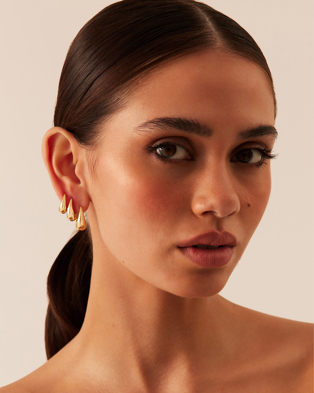 TALULLA 3 PACK EARRINGS - GOLD PLATED 18K-JEWELLERY-Billini-O/S-Billini