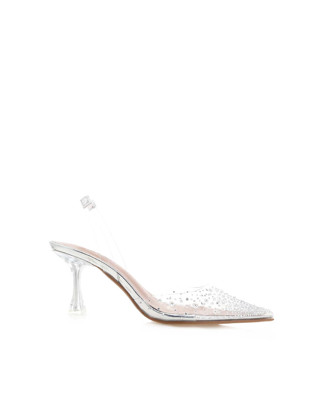 TASMIN - CLEAR-SILVER - PUMPS - Billini