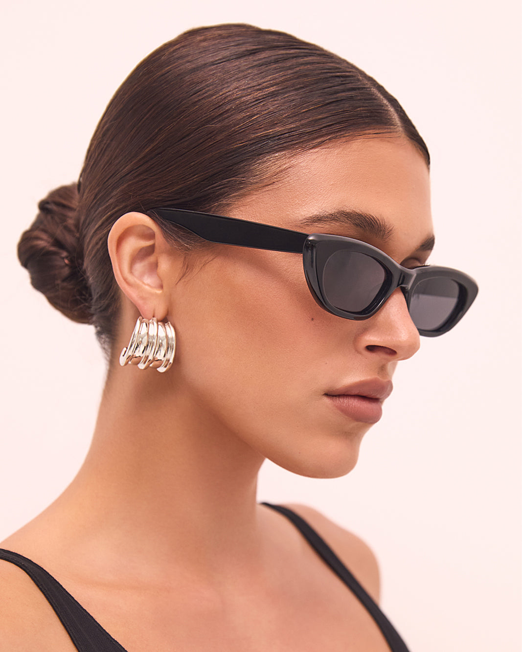 THE CAROLINE - BLACK-BLACK-SUNGLASSES-BANBE-O/S-Billini