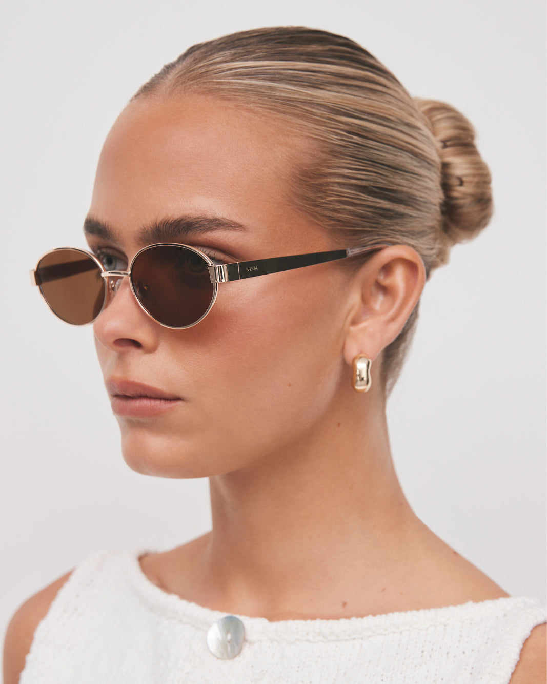 THE EVANGELISTA - GOLD-BROWN-SUNGLASSES-BANBE-O/S-Billini