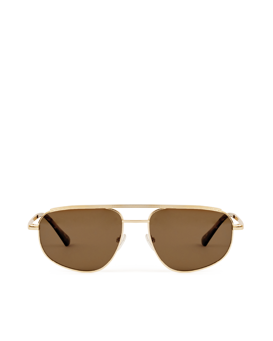 THE HALLE - GOLD-BROWN-SUNGLASSES-BANBE-O/S-Billini