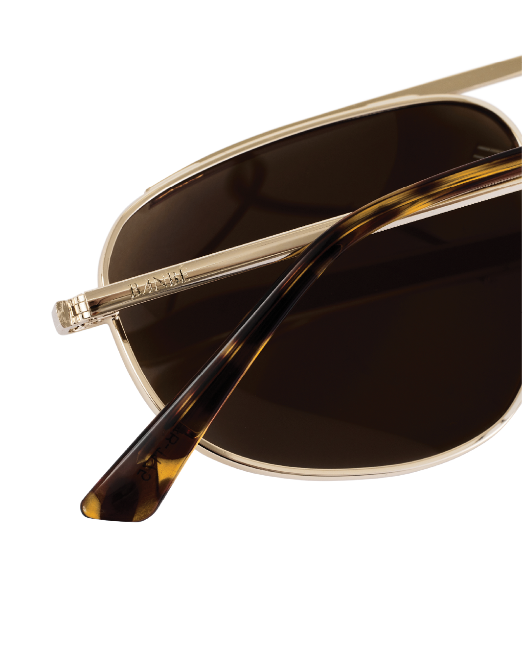 THE HALLE - GOLD-BROWN-SUNGLASSES-BANBE-O/S-Billini