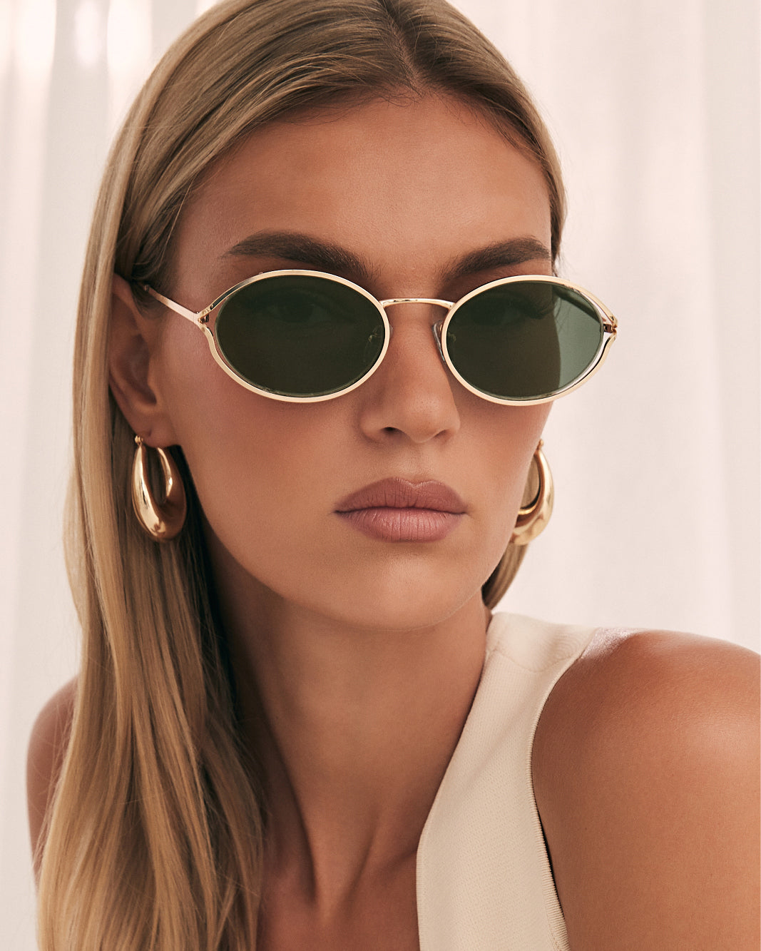 THE SAMPAIO - GOLD-OLIVE-SUNGLASSES-BANBE-O/S-Billini