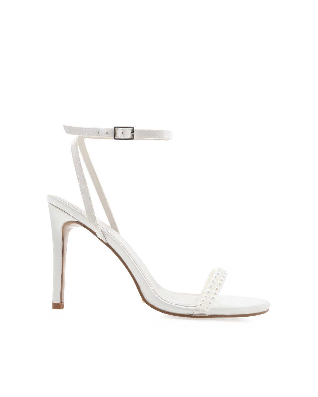 UMBER - WHITE SATIN-Heels-Billini-Billini