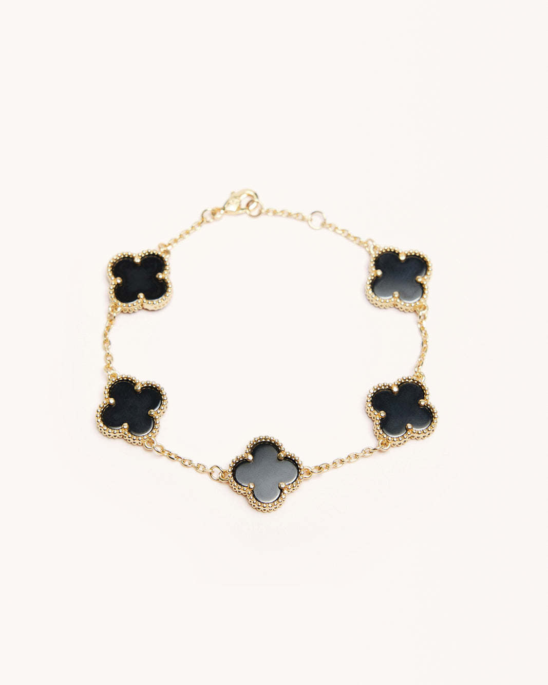 VENETIA BRACELET - BLACK-GOLD-JEWELLERY-Billini-O/S-Billini