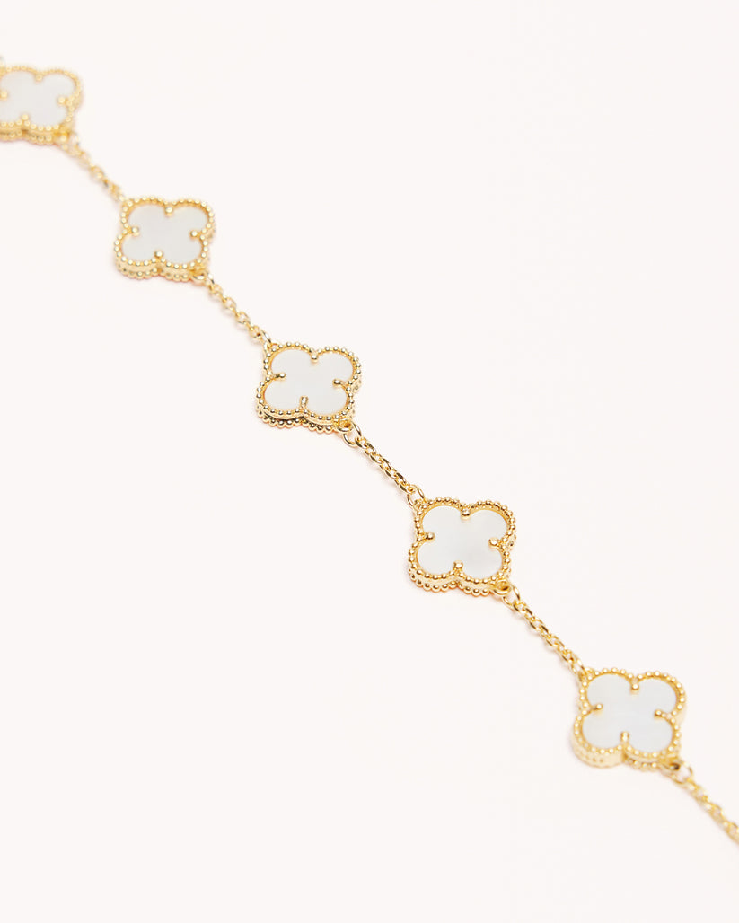 VENETIA BRACELET - PEARL-GOLD – Billini