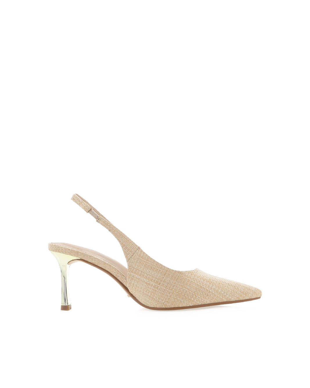 XEENIA - NATURAL RAFFIA-GOLD-PUMPS-Billini-Billini